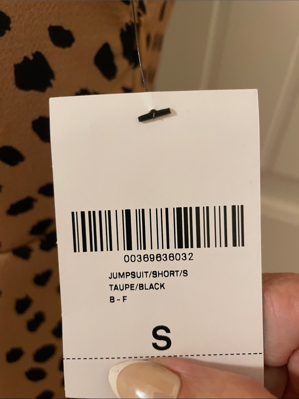 Forever 21 leopard Spotted Wrap jumpsuit/shorts - Picture 2 of 8
